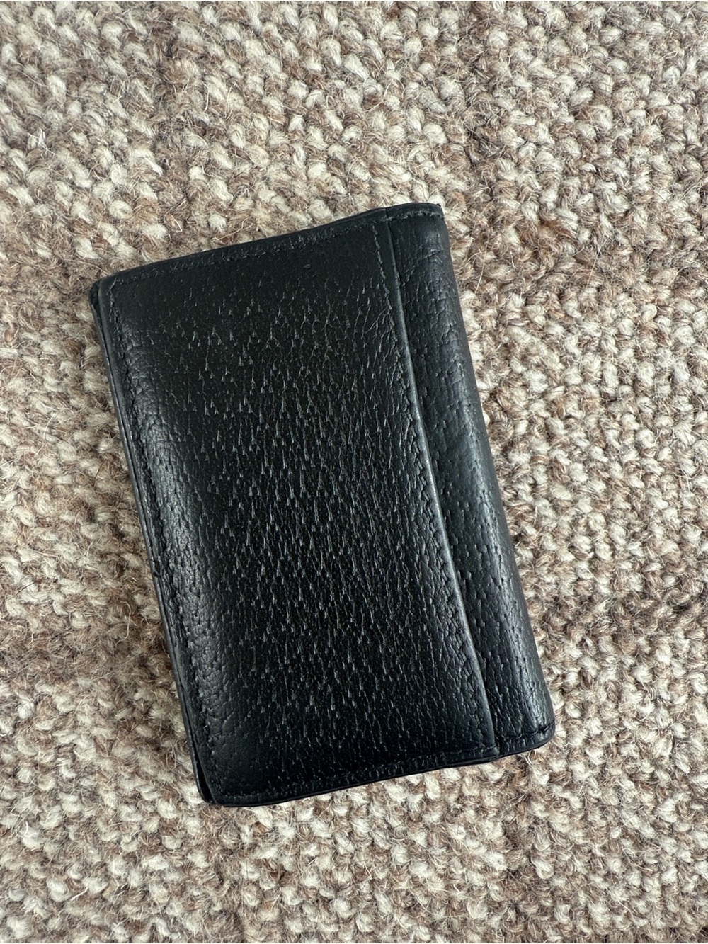 Like New 100% Authentic Men’s Gucci Card Case with Horsebit Black Leather - Picture 4 of 6
